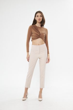 Taş Renk Zara Model Boy Friend Pantolon 240