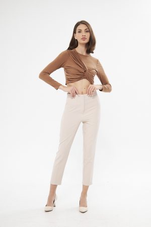 Taş Renk Zara Model Boy Friend Pantolon 240