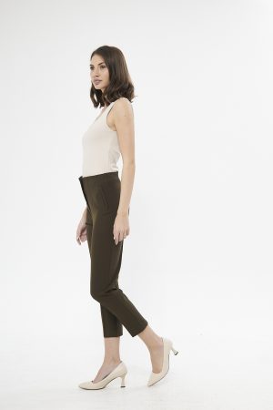 Haki Renk Zara Model Boyfriend Pantolon 240